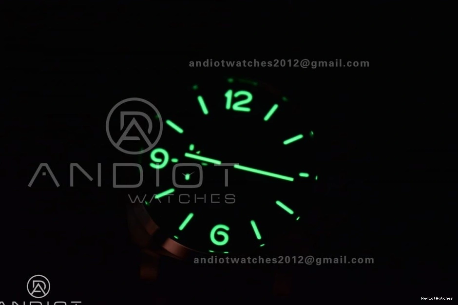 Green Brown Strap PAM732 on  999 Best Dial Edition TTF OnTrend P Dark Leather 1:1 0311